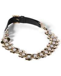 Miu Miu - Leather And Metal Belt - Lyst