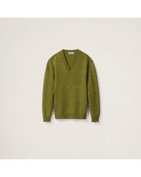 Miu Miu - Wool And Cashmere Sweater - Lyst