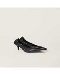 Miu Miu - Nappa Leather Pumps - Lyst