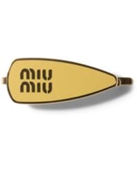 Miu Miu - Enameled Metal Hair Clip - Lyst
