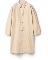 Miu Miu - Old Gabardine Single-Breasted Trench Coat - Lyst