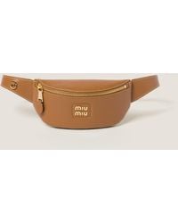 Miu Miu - Leather Belt Bag - Lyst