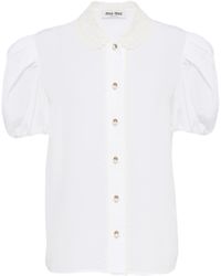 Miu Miu Shirts for Women | Online Sale up to 41% off | Lyst