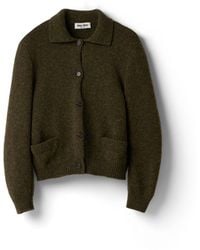 Miu Miu - Wool Cardigan - Lyst