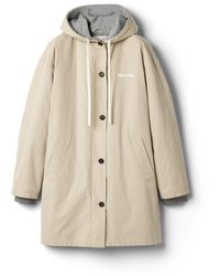 Miu Miu - Single-Breasted Panama Cotton And Fleece Caban Jacket - Lyst