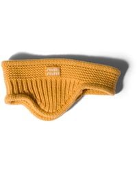 Miu Miu - Wool And Cashmere Headband With Ear Flaps - Lyst