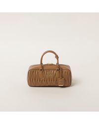 Miu Miu - Arcadie Matelassé Nappa Leather Bag - Lyst