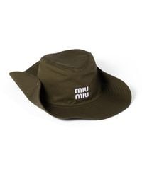 Miu Miu - Drill Hat - Lyst