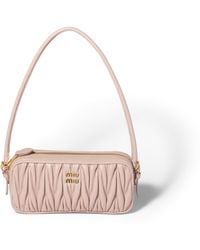 Miu Miu - Matelassé Nappa Leather Pouch - Lyst