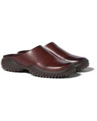 Miu Miu - Leather Mules - Lyst