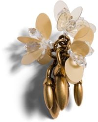 Miu Miu - Single Metal Earring With Crystals - Lyst