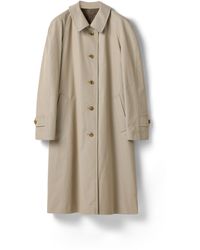Miu Miu - Reversible Single-Breasted Twill And Houndstooth Check Trench Coat - Lyst