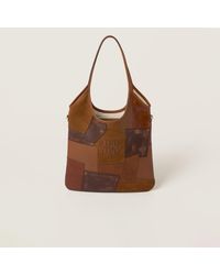 Miu Miu - Ivy Leather Patchwork Bag - Lyst