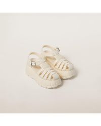 Miu Miu - Eva Platform Sandals - Lyst