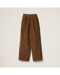 Miu Miu - Garment-dyed Corduroy Pants - Lyst