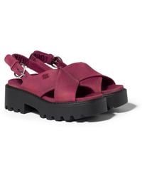 Miu Miu - Gabardine Sandals - Lyst