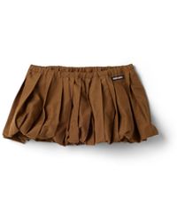 Miu Miu - Pleated Miniskirt Vichy Check - Lyst
