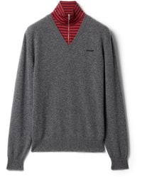Miu Miu - Cashmere And Jersey Sweater - Lyst