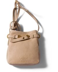 Miu Miu - Nappa Leather Pouch - Lyst