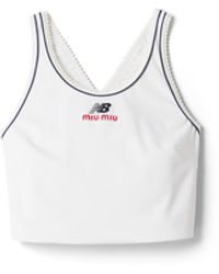 Miu Miu - Stretch Technical Jersey Tank Top - Lyst
