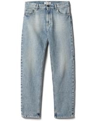 Miu Miu - Five-Pocket Washed Denim Jeans - Lyst