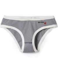 Miu Miu - Petit Bateau X Ribbed Jersey Briefs - Lyst