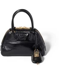 Miu Miu - Vivant Shiny Leather Mini-Bag - Lyst