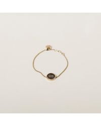 Miu Miu - Enameled Metal Bracelet - Lyst