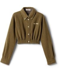 Miu Miu - Fleece Shirt - Lyst