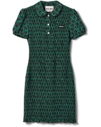 Miu Miu - Crêpe De Chine Mini-Dress - Lyst