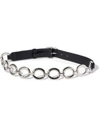 Miu Miu - Leather And Metal Belt - Lyst