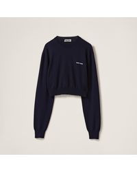 Miu Miu - Wool Sweater - Lyst