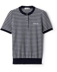Miu Miu - Striped Wool Sweater - Lyst
