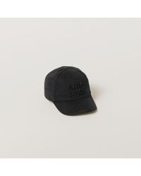 Miu Miu - Denim Baseball Cap - Lyst
