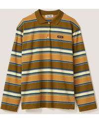 Miu Miu - Cotton Jersey Polo Shirt - Lyst