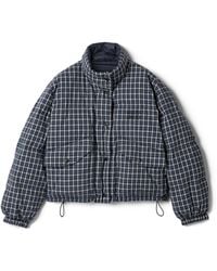 Miu Miu - Reversible Flannel Down Jacket - Lyst