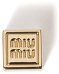 Miu Miu - Ciondolo Dado Con Logo Donna - Lyst