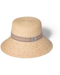 Miu Miu - Raffia Hat - Lyst