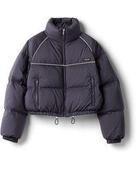 Miu Miu - Daunenjacke Aus Technischem Pongé, Damen, Größe - Lyst
