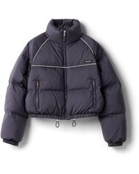 Miu Miu - Technical Pongé Down Jacket - Lyst