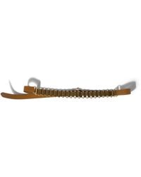 Miu Miu - Leather And Metal Belt - Lyst
