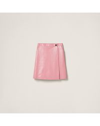 Miu Miu - Naplak Wraparound Skirt - Lyst