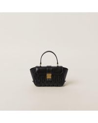 Miu Miu - Matelassé Nappa Leather Handbag - Lyst