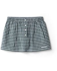 Miu Miu - Karierter Minirock, Damen, Größe - Lyst