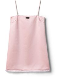 Miu Miu - Duchesse Mini-Dress - Lyst
