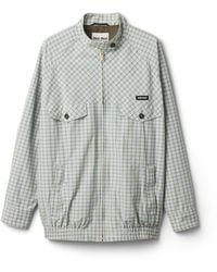 Miu Miu - Checked Technical Fabric Blouson Jacket - Lyst