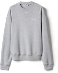 Miu Miu - Cotton Fleece Sweatshirt - Lyst