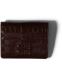 Miu Miu - Small Crocodile Embossed Calfskin Wallet - Lyst
