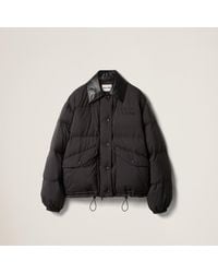 Miu Miu - Technical Pongé Puffer Jacket - Lyst