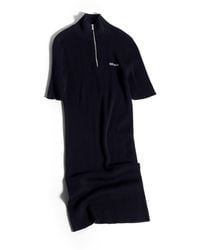 Miu Miu - Ribbed Knit Cotton Dress - Lyst